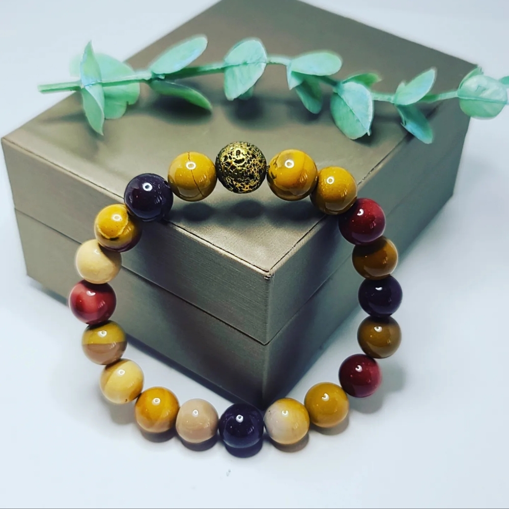 Jasper mookaite bracelet